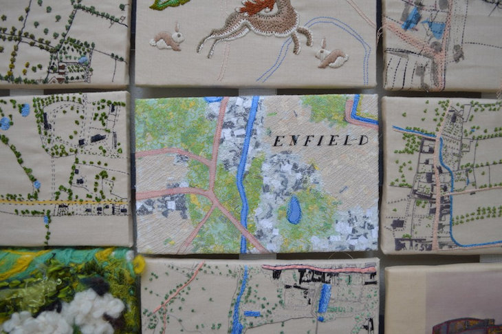 Tiled map of Enfield