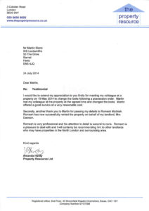The Property Resource testimonial for Central Housing Group