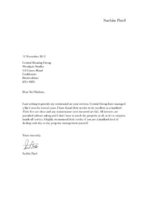 Sachin Patel testimonial Central Housing Group