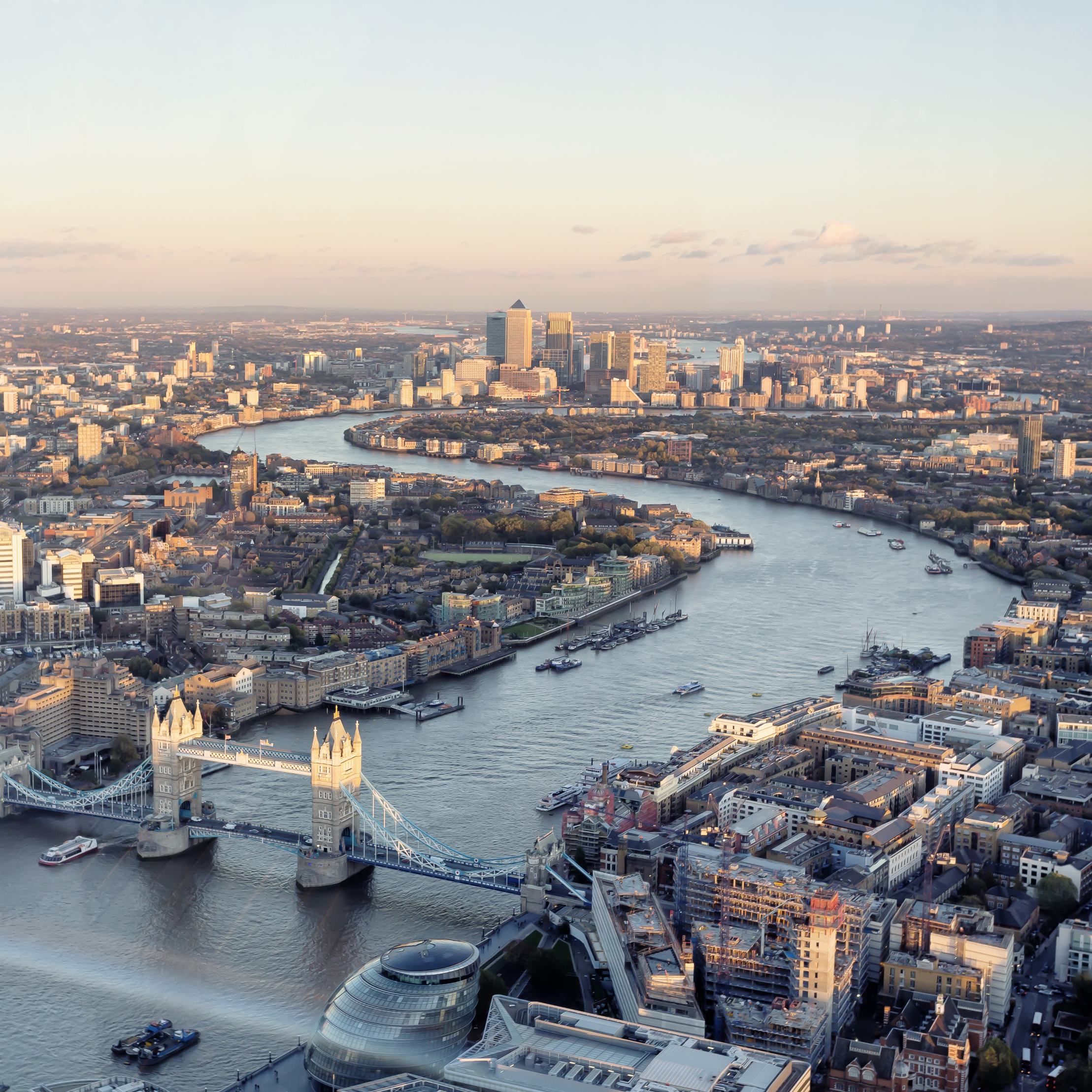 The Thames River London house prices