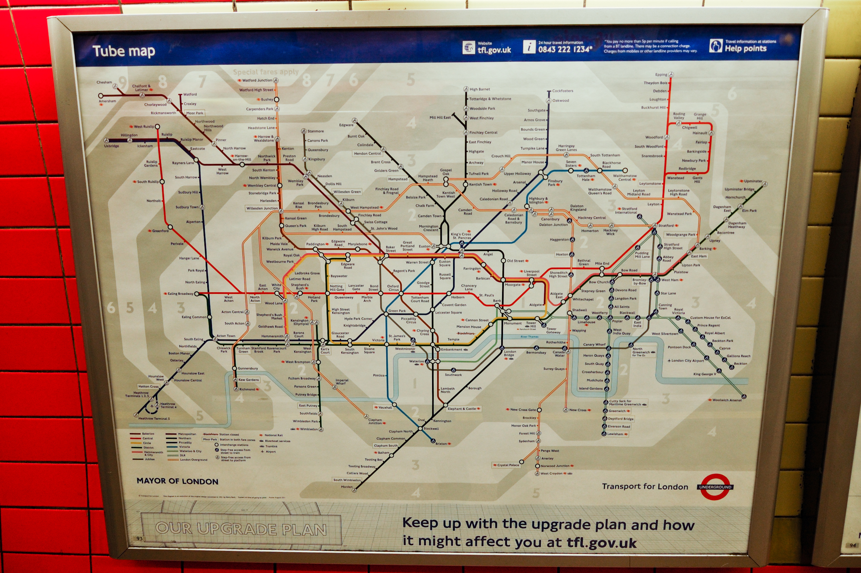 London subway map Top 20 best value areas