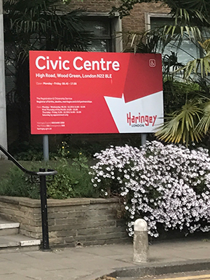 Civic centre Haringey Council Home Finder scheme