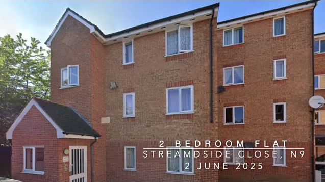 Let to the Council in Edmonton – 2 Bed Ground Floor Flat Streamside Close N9